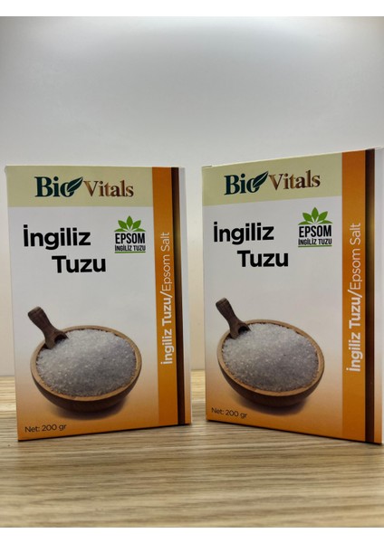 Bio Vitals Ingiliz Tuzu (Epsom Tuzu) 200 gr