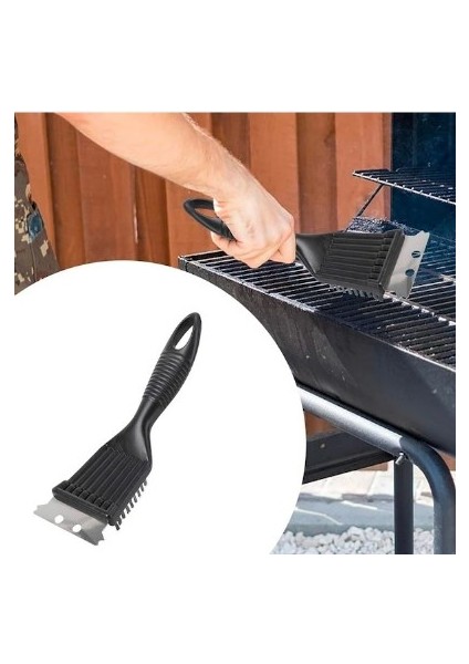 Mangal Temizlik Fırçası Barbekü Bbq Temizleme Aleti Aparatı