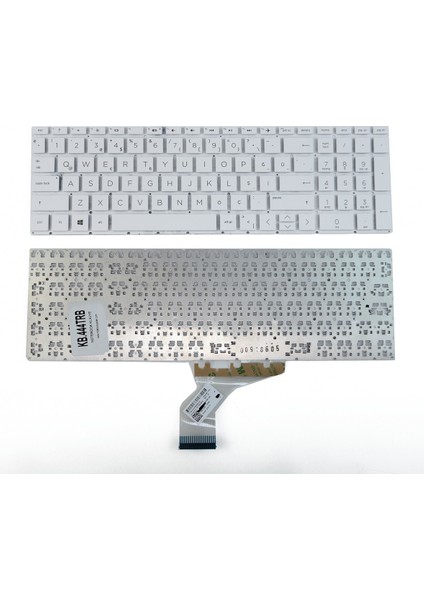 Hp 15-Gw 15-Du Notebook Klavye Gümüş Işıklı