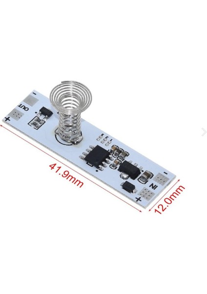 Kapasitif Dokunmatik LED Sürücü Dimmer Modül Dc 9-24V 3A Helezon