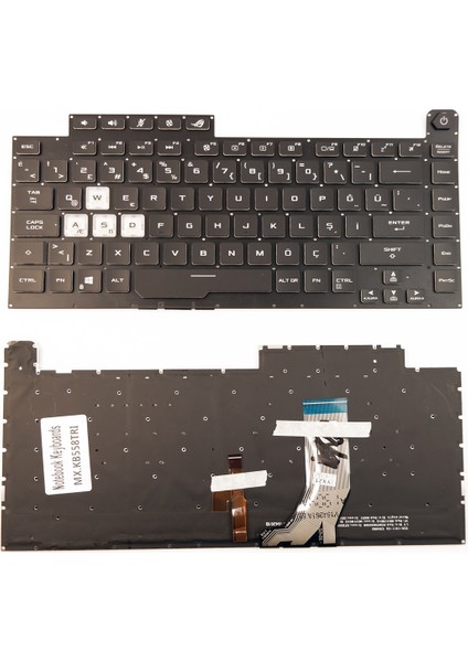 Asus Rog Strix G531GV Notebook Klavye Rgb Işıklı (16PIN)
