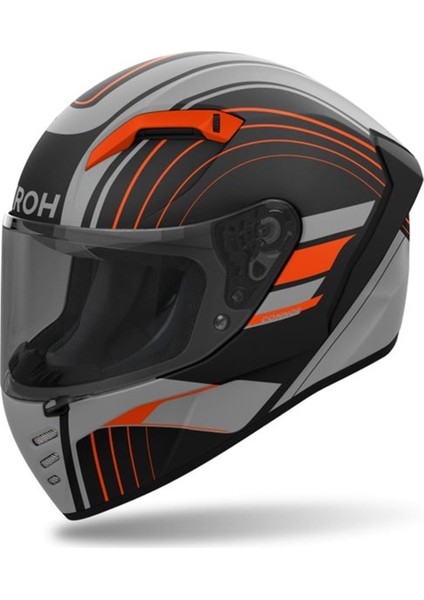 Aıroh Connor Desperado Orange Matt Kask