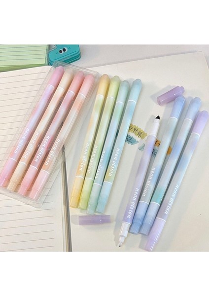 Turuncu Neon Vision Pastel Fosforlu Kalem 12’li Set