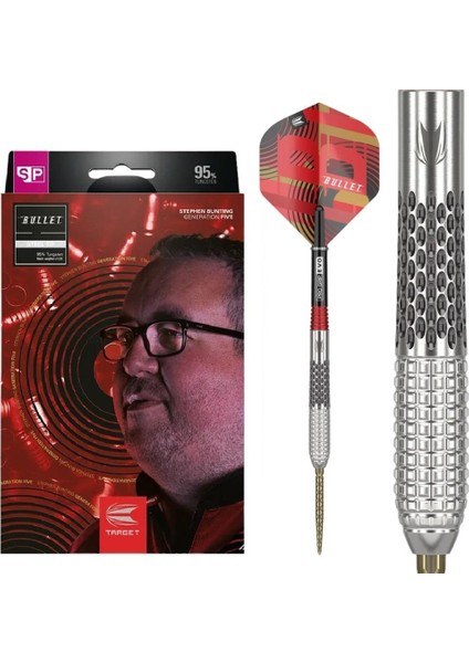 Stephen Bunting G5 % 90 Tungsten Sp Çelik Uçlu Dart Oku