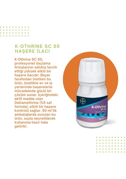 K-Othrine Sc Haşere İlacı 50 ml