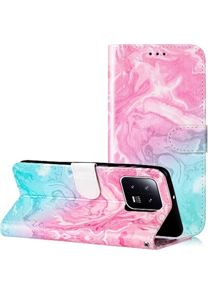 Colorful Boutique 1 Xiaomi 13 Için Flip Case Pu Deri Cüzdan Kart Yuvaları Tutucu Manyetik Tam (Yurt Dışından)