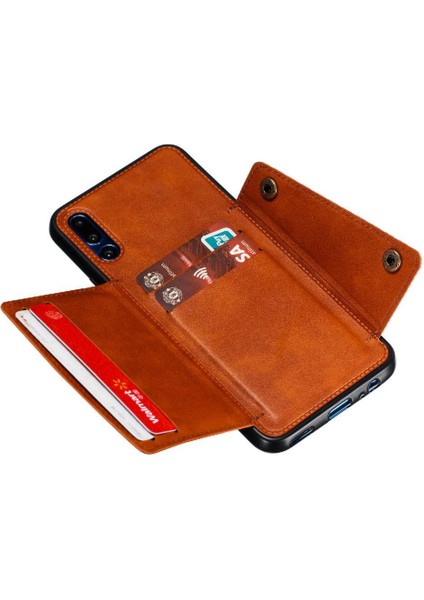 Colorful Boutique 1 Cüzdan Kılıf Için Huawei Y9S Kart Tutucu Kickstand Cüzdan Kılıf Darbeye (Yurt Dışından)