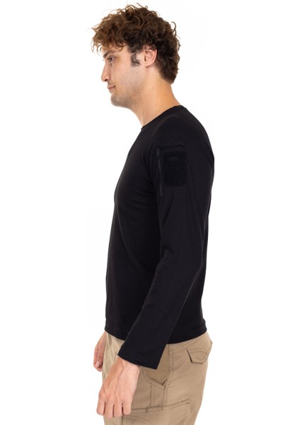 Akn 714 Bisiklet Yaka Uzun Kollu Taktik Sweat modelleri