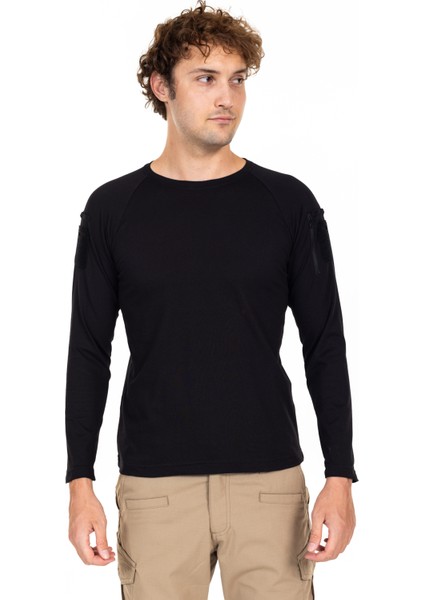 Akn 714 Bisiklet Yaka Uzun Kollu Taktik Sweat fırsatları