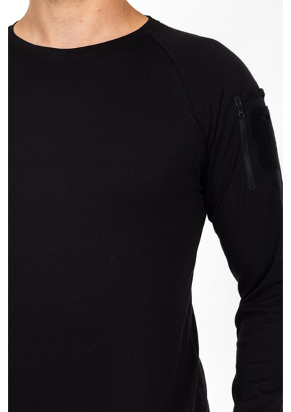 Akn 714 Bisiklet Yaka Uzun Kollu Taktik Sweat indirimleri