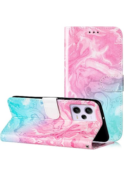 Colorful Boutique 1 Xiaomi Redmi Not 12 Pro 5g Için Flip Case Tam Koruma Mermer Desen (Yurt Dışından)