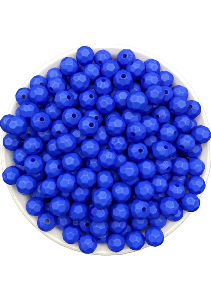 100GR Opak Petek Model Saks / Koyu Mavi Renk 10MM Akrilik Boncuk ,çanta Yapım Boncuğu (~200 Adet) modelleri