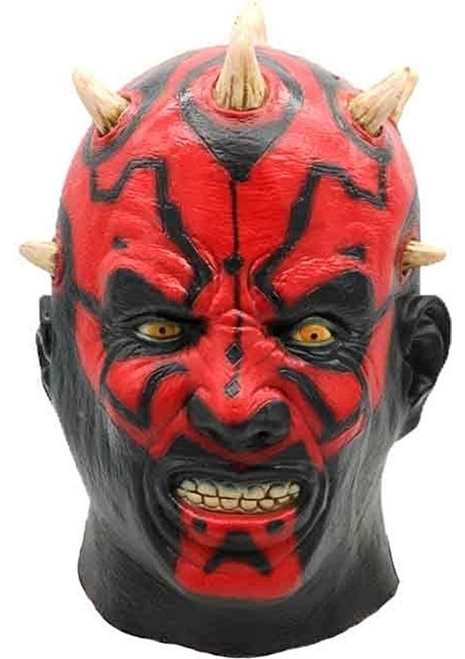 Cadılar Bayramı Cosplay Korku Darth Maul Lateks Maske The Phantom Menace Darth Maul Maskesi (Yurt Dışından)