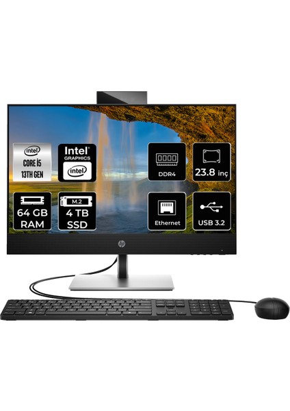 Proone 440 G9 Intel Core I5 13500T 64GB 4tb SSD 23.8" Fhd Fdos All In One Bilgisayar 885F1EAP350