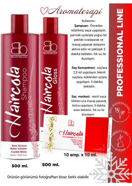 Profesyonel Parlaklık Verici Saç Maskesi, "Haircola Gloss" 500 ml -1 tane