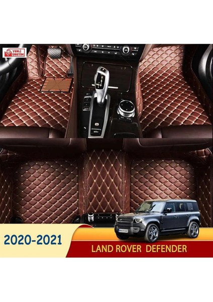 Land Rover Defender 2020-2021 Uyumlu 5d Havuzlu Suni Deri Oto Paspas
