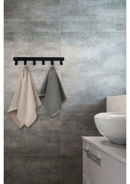 Demir Banyo Askısı - Duvara Monte Havlu ve Elbise Askısı 6 Kancalı fiyatları