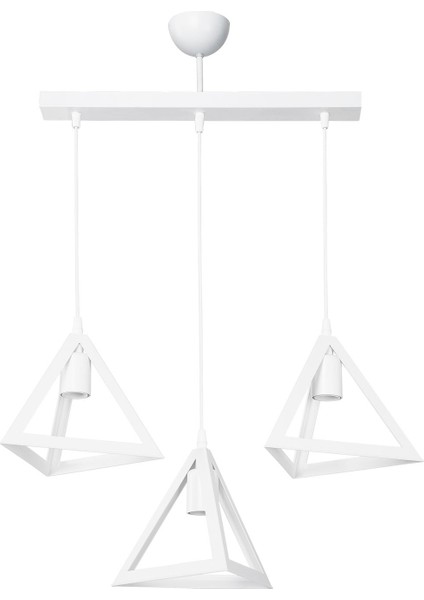 Beyaz 3'lü Sarkıt Avize, Modern ve Şık Dekorasyon Boşluklarınızı Aydınlatır fırsatları