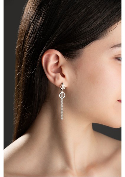 925 Ayar Gümüş Rodyumlu Sallantılı 12 mm Püsküllü Halka Küpe fiyatları