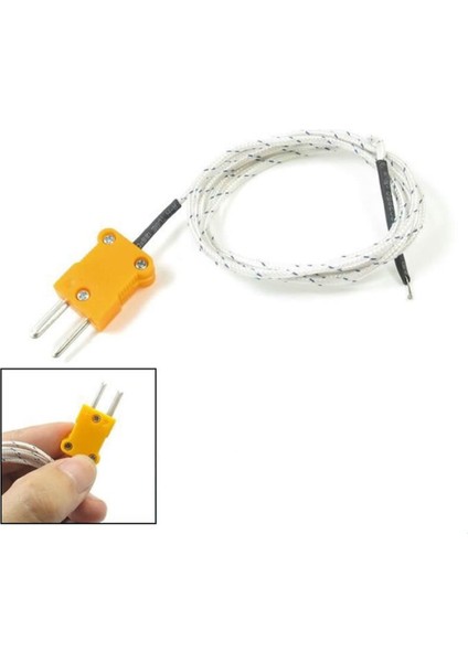 K-Type Tp-01 Thermocouple Sıcaklık Sensörü 1 Metre