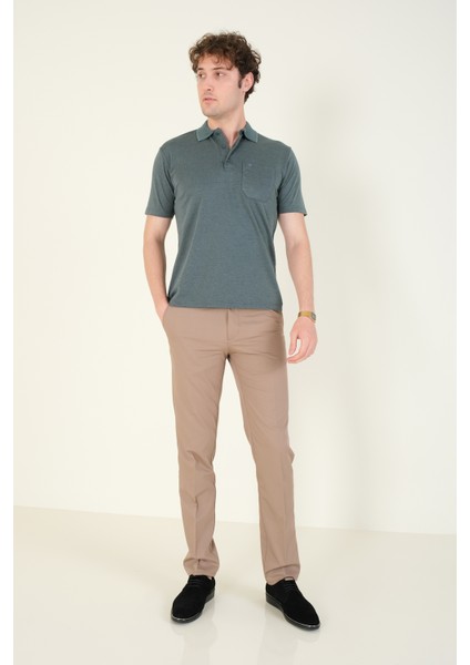 Erkek Polo Yaka Cepli T-Shirt Yeşil indirimleri