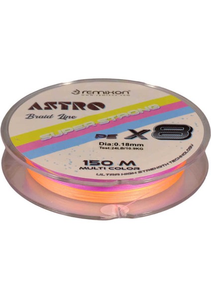 Astro 8x 0.10MM 150M M.color Ip Misina STANDART-0.18MM