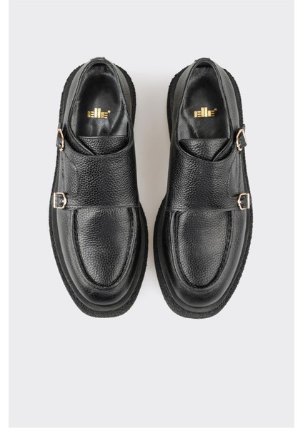 Siyah Deri Kadın Günlük Ayakkabı fırsatları