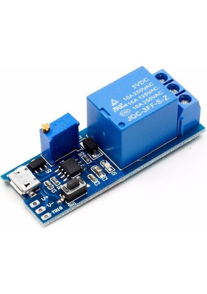 5V-30V Micro USB Zaman Gecikme Röle Modülü 0-24SN Potansiyometre fırsatları