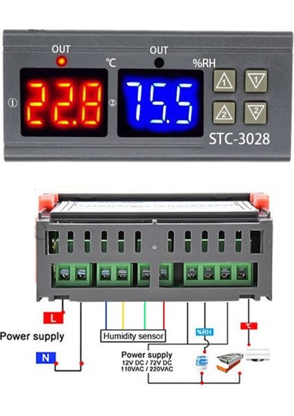 STC-3028 220V Termostat