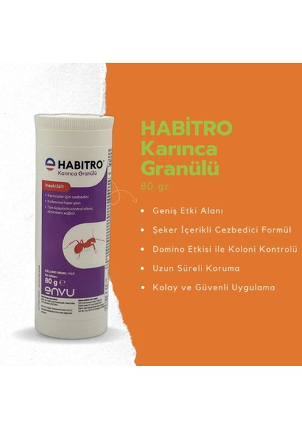 Habitro Karınca Granülü 80 gr fiyatları