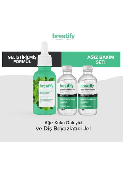 Diş Jeli x 2 adet + Breatify Ağız Damlası Set