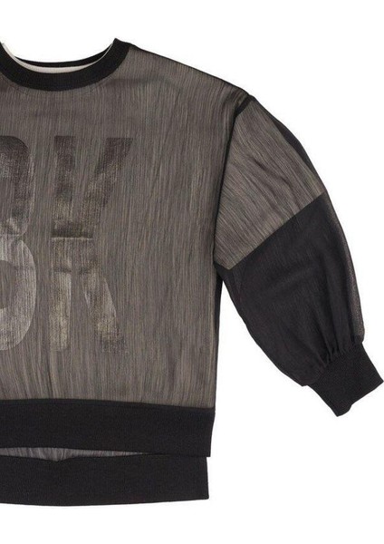 Kız Çocuk Tül Detaylı Ikili Sweatshirt indirimleri