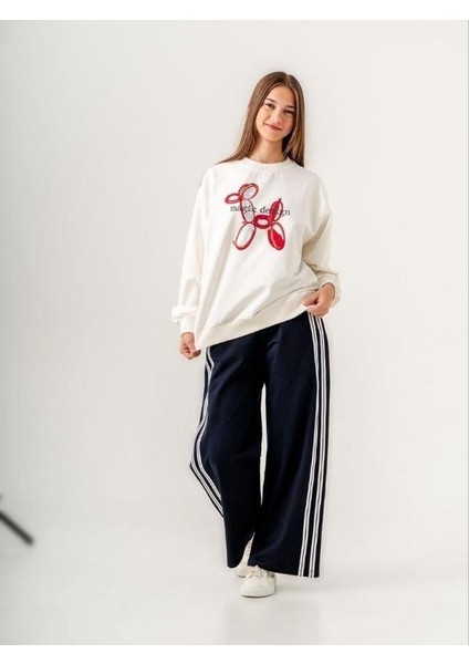 Kız Çocuk Iki Iplik Magic Baskılı Tasarım Sweatshirt