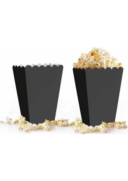 Popcorn Kutusu Siyah 8 Li