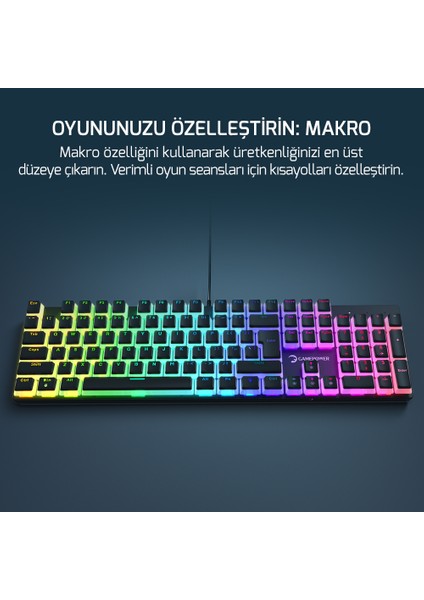 Suki Mekanik Kırmızı Switch Puding Keycaps Türkçe Q 104 Tuş USB Gaming Klavye