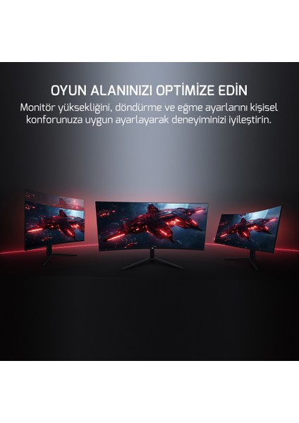 WQ34  34'' 1ms 180Hz Curved 2k Uwqhd 3440*1440 Gaming Monitör