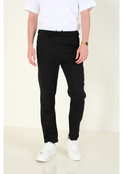 Erkek Duble Paça Jogger Pantolon Siyah fırsatları