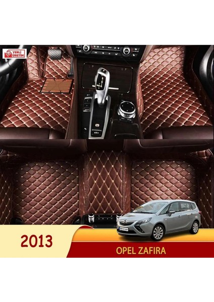 Opel Zafira 2013 Uyumlu 5d Havuzlu Suni Deri Oto Paspas