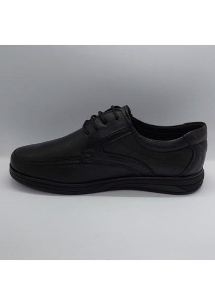 Içi Dışı Deri Confort Taban Bağcıklı Ortapedik Yumuşak Topuk Destekli Ayakkabı fırsatları