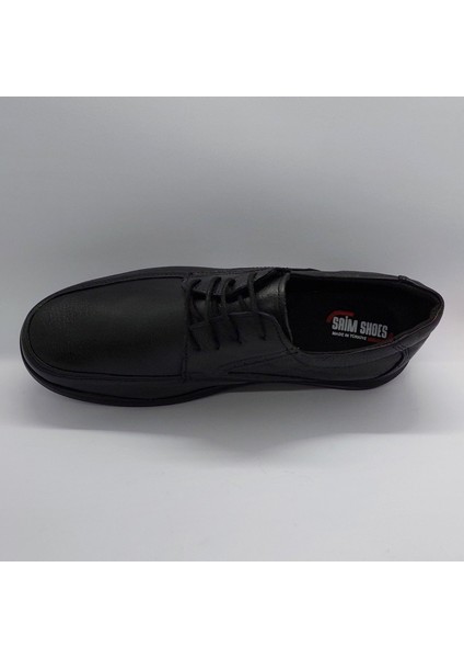 Içi Dışı Deri Confort Taban Bağcıklı Ortapedik Yumuşak Topuk Destekli Ayakkabı indirimleri