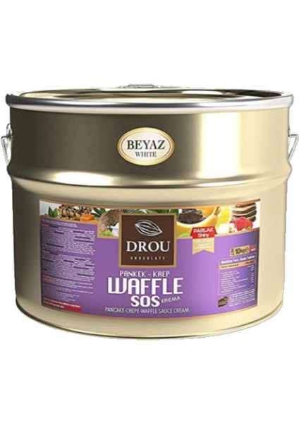 Drou Beyaz Eko Waffle & Krep Sosu 10 kg