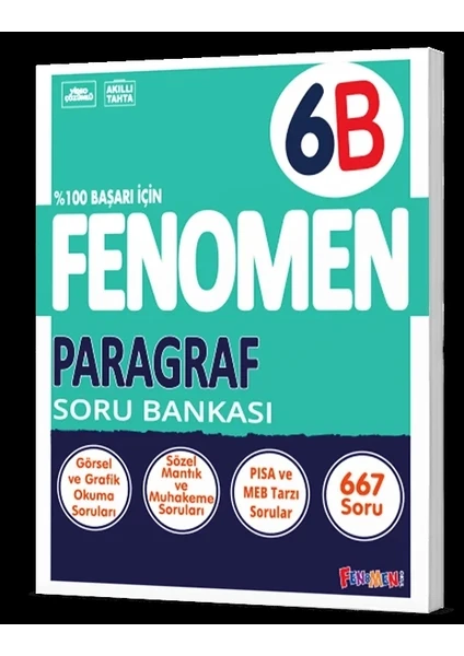 Fenomen Yayıncılık  6 Paragraf B Soru Bankası