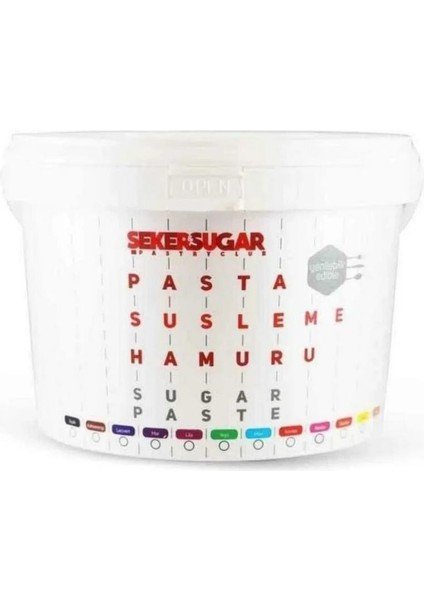 Şeker&sugar Şeker Hamuru Turuncu 2,5 kg