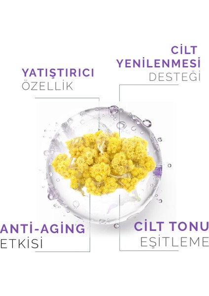 Ölmez Çiçek Suyu / Hidrosolü Tonik Yağı Alınmamış Doğal Içerik 100 ml