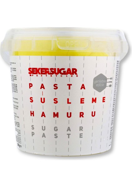 Şeker & Sugar Şeker Hamuru Sarı 500 gr