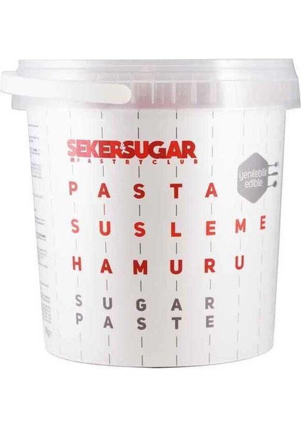 Şeker Sugar Şeker Hamuru Sarı 1 kg