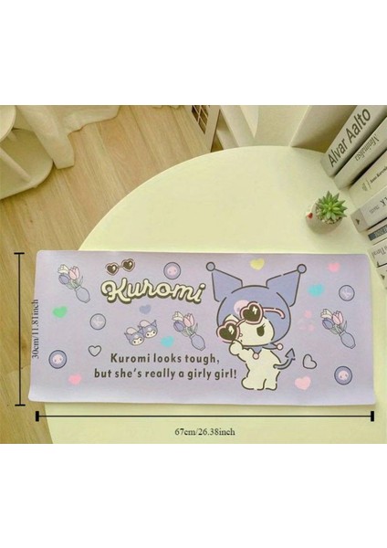 Sevimli Sanrio Cinnamoroll Kawaii Kuromi Mouse Masa Üstü Matı Klavye Mouse Pad Büyük Mousepad Ofis Oyuncu Kız Gamer Su Geçirmez Figür Desenli fiyatları