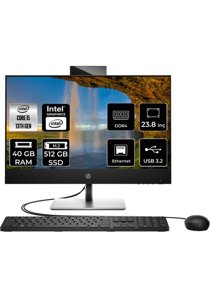 Proone 440 G9 Intel Core I5 13500T 40GB 512GB SSD 23.8" Fhd Fdos All In One Bilgisayar 885F1EAP337