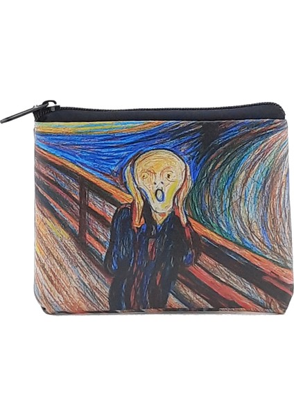 Edvard Munch Scream Kartlık ve Baskılı Bozuk Paralık