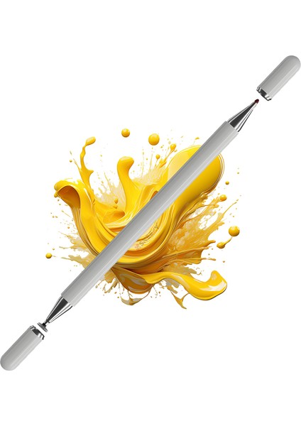 Samsung Galaxy Tab A9 X110 Ile Uyumlu 2 In 1 Dokunmatik Stylus Kalem Çizim ve Yazı Kalemi